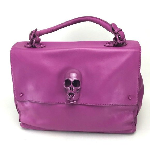 Thomas Wylde Handbags - THOMAS WYLDE Large size Hand Bag Shoulder Bag Pink-Purple Leather